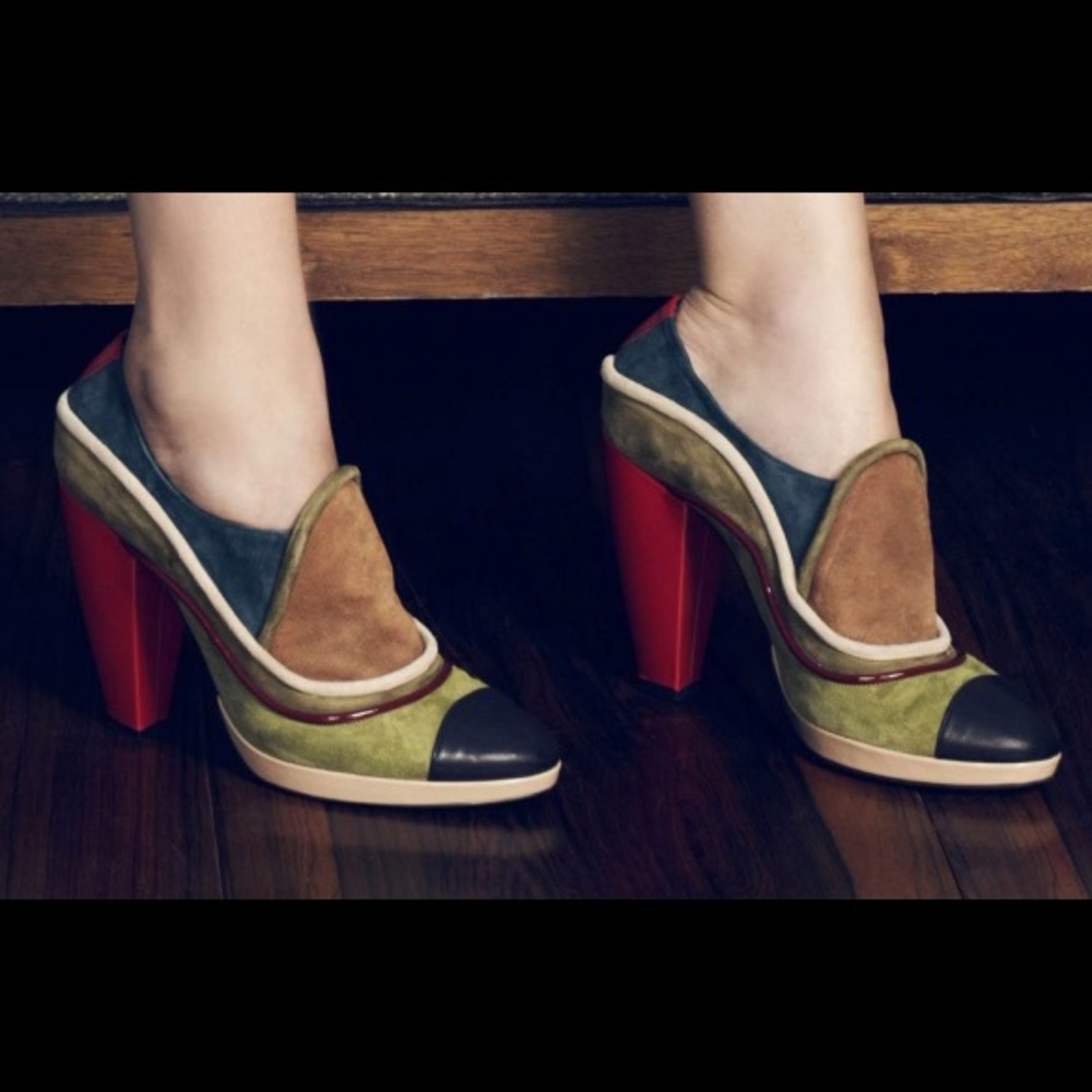 Anthropologie Kron by KronKron Portable Art Platform Heels